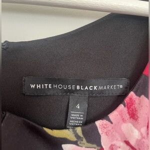 White House Black Market Floral Dress Size 4
